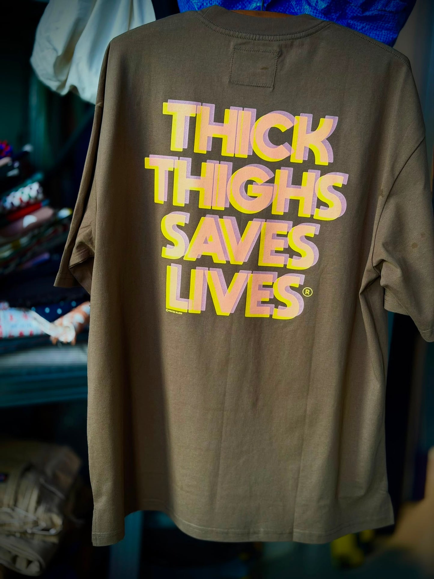 T-shirt: Thick Thighs Saves Lives