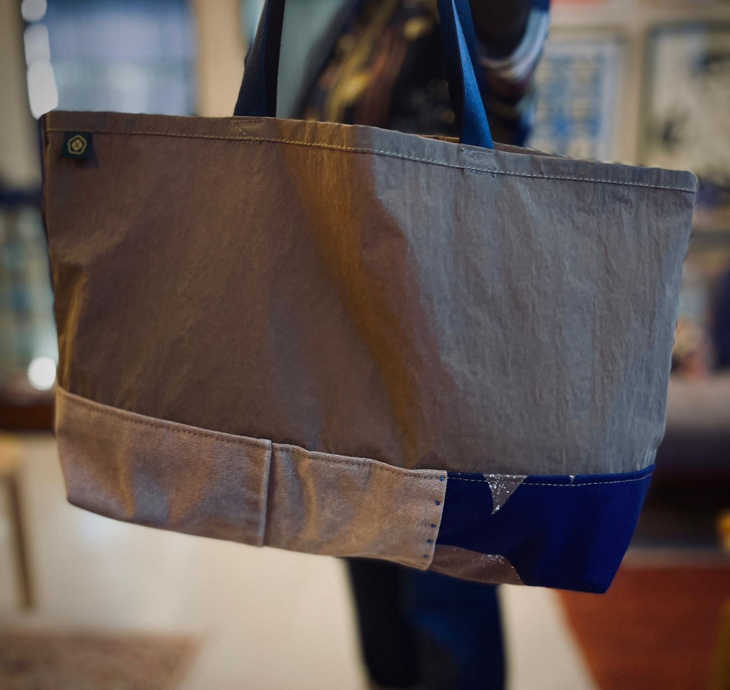 Tote: Half-Boro with Recycled Nylon