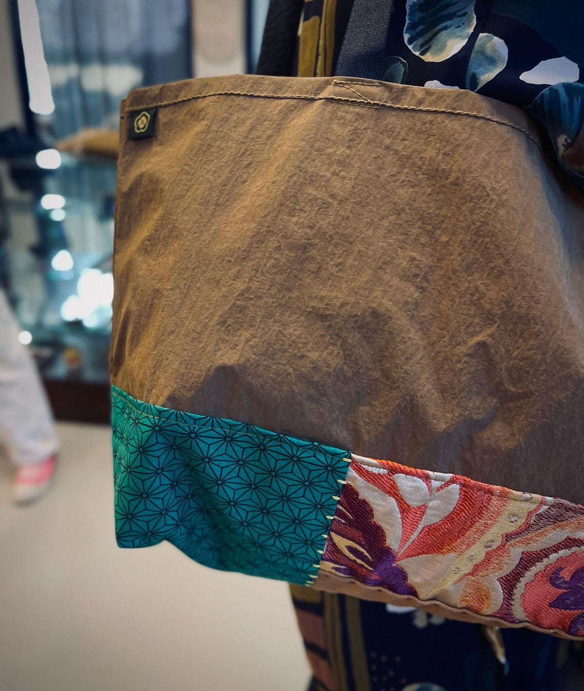 Tote: Half-Boro with Recycled Nylon