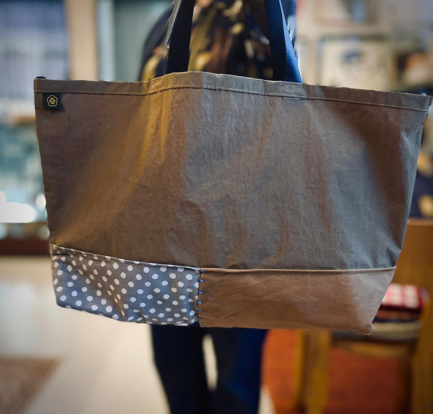 Tote: Half-Boro with Recycled Nylon