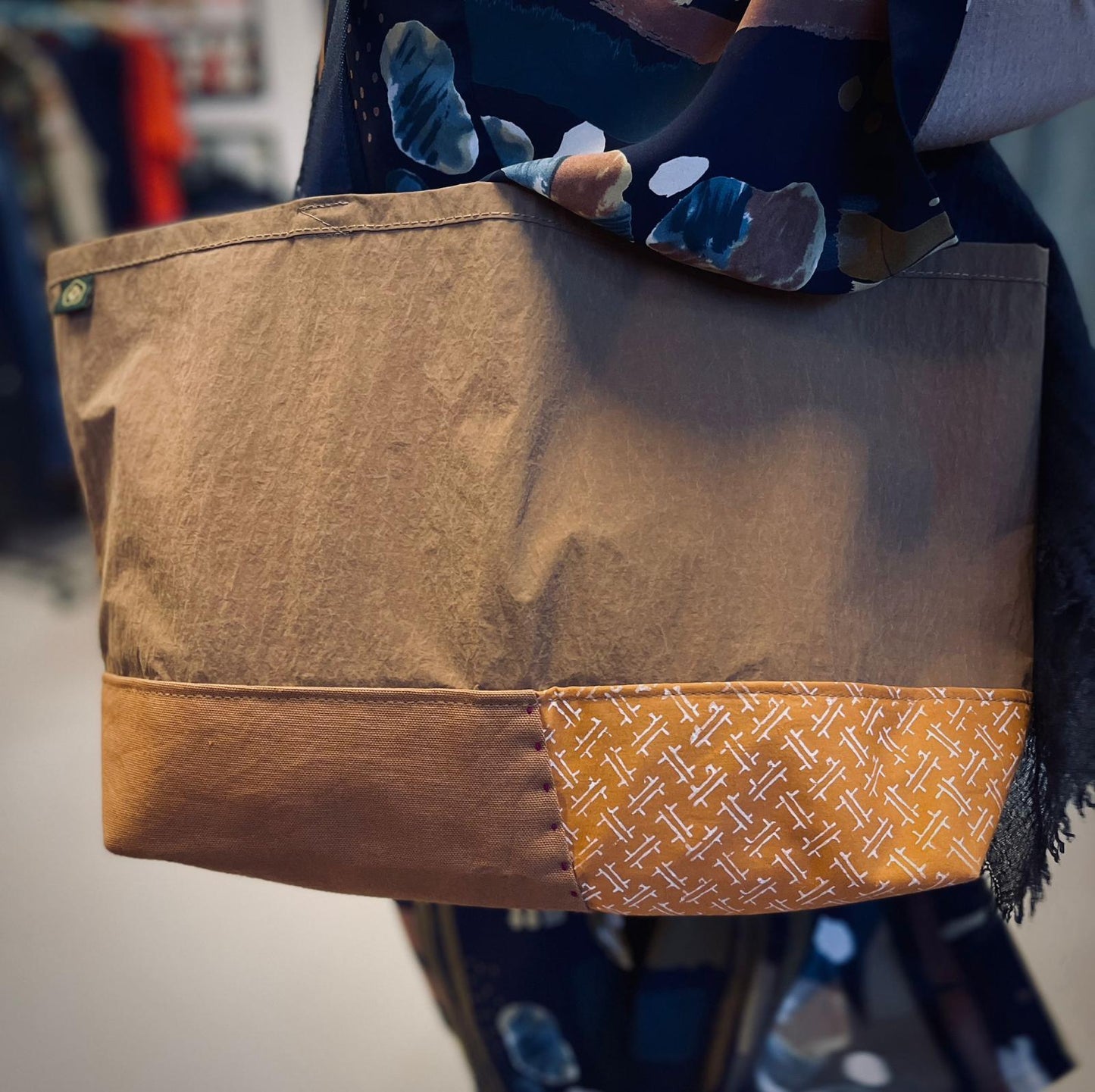 Tote: Half-Boro with Recycled Nylon