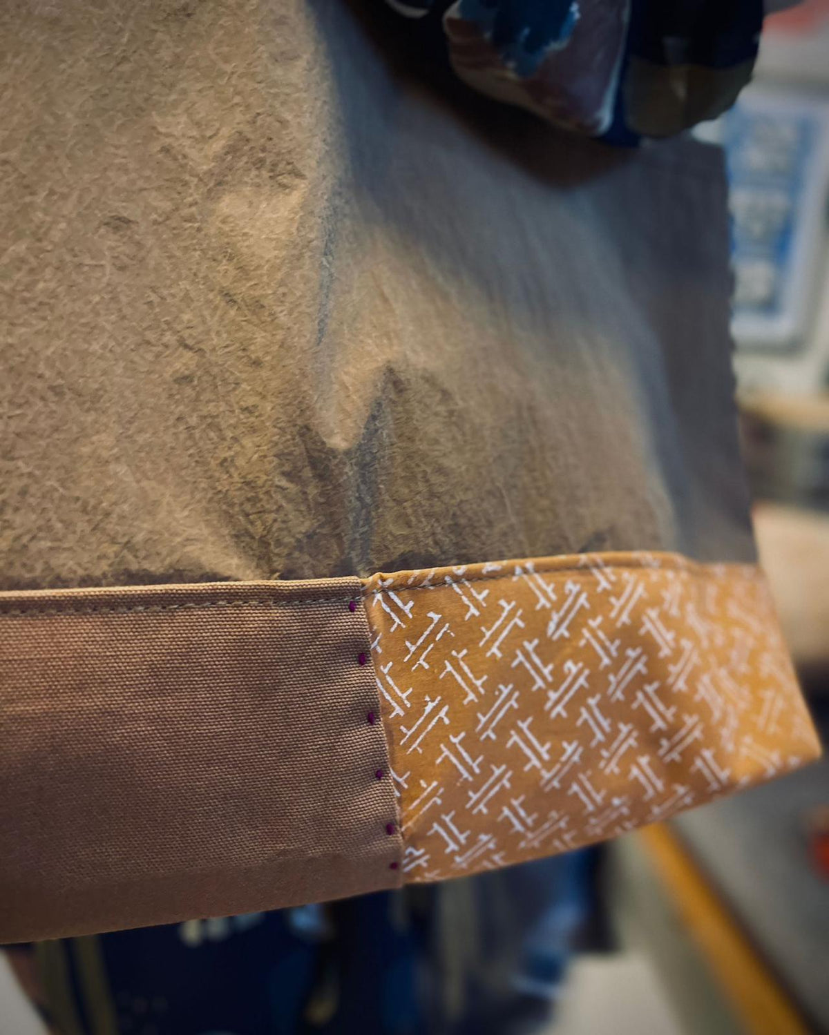 Tote: Half-Boro with Recycled Nylon