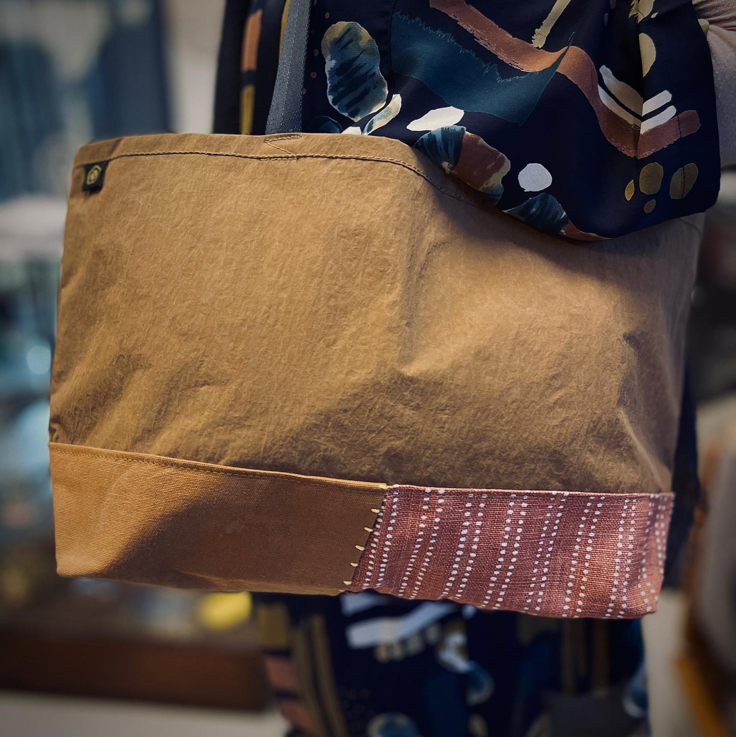 Tote: Half-Boro with Recycled Nylon
