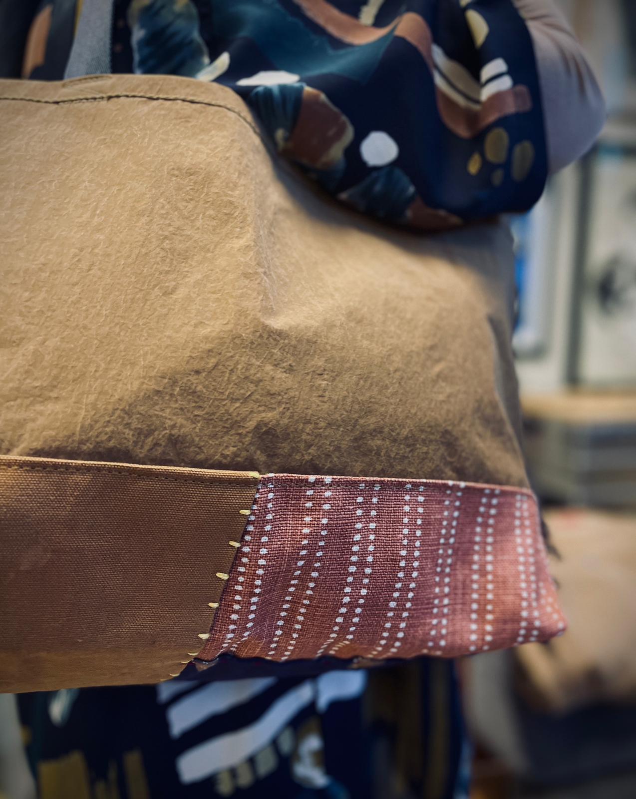 Tote: Half-Boro with Recycled Nylon
