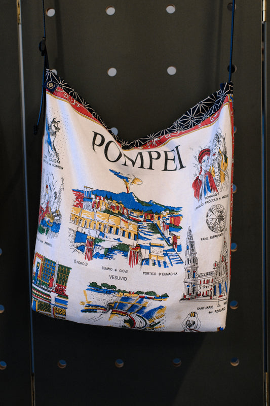 Vintage Tea Towel Bag - Pompei